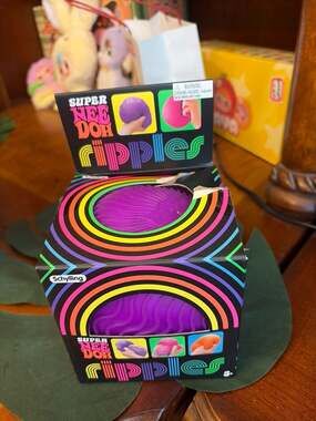 Schylling Super NeeDoh Ripples Textured Stress Ball - Purple